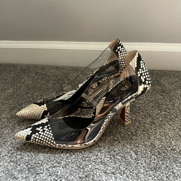 Zara Shoes - Zara Animal Print Heels NWT